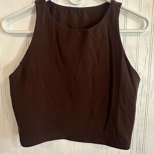 CRZ Yoga, Brown Sleeveless Top